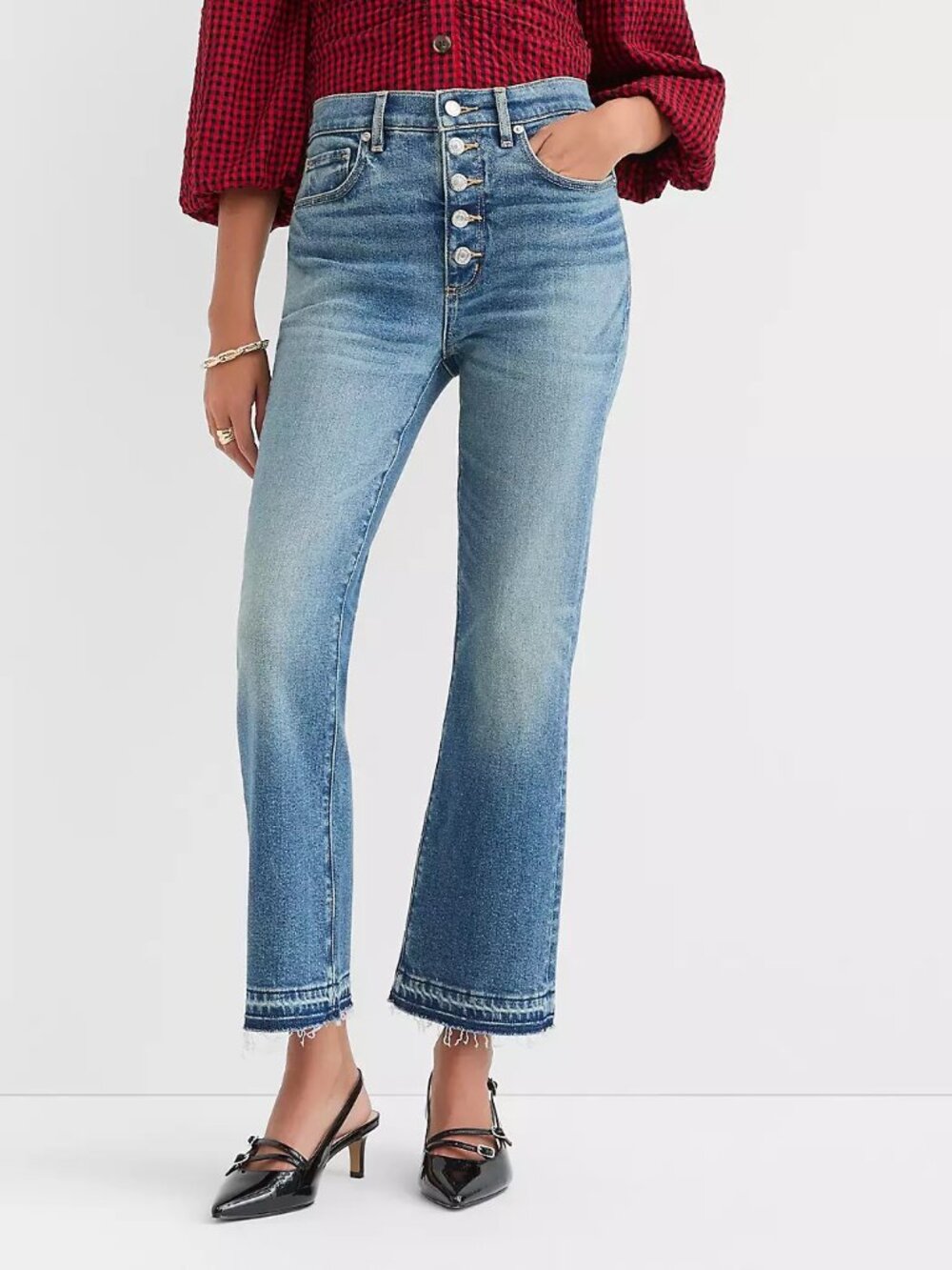 Loft High Rise Kick Crop High Rise Jean Petite Size 10/30 Petite